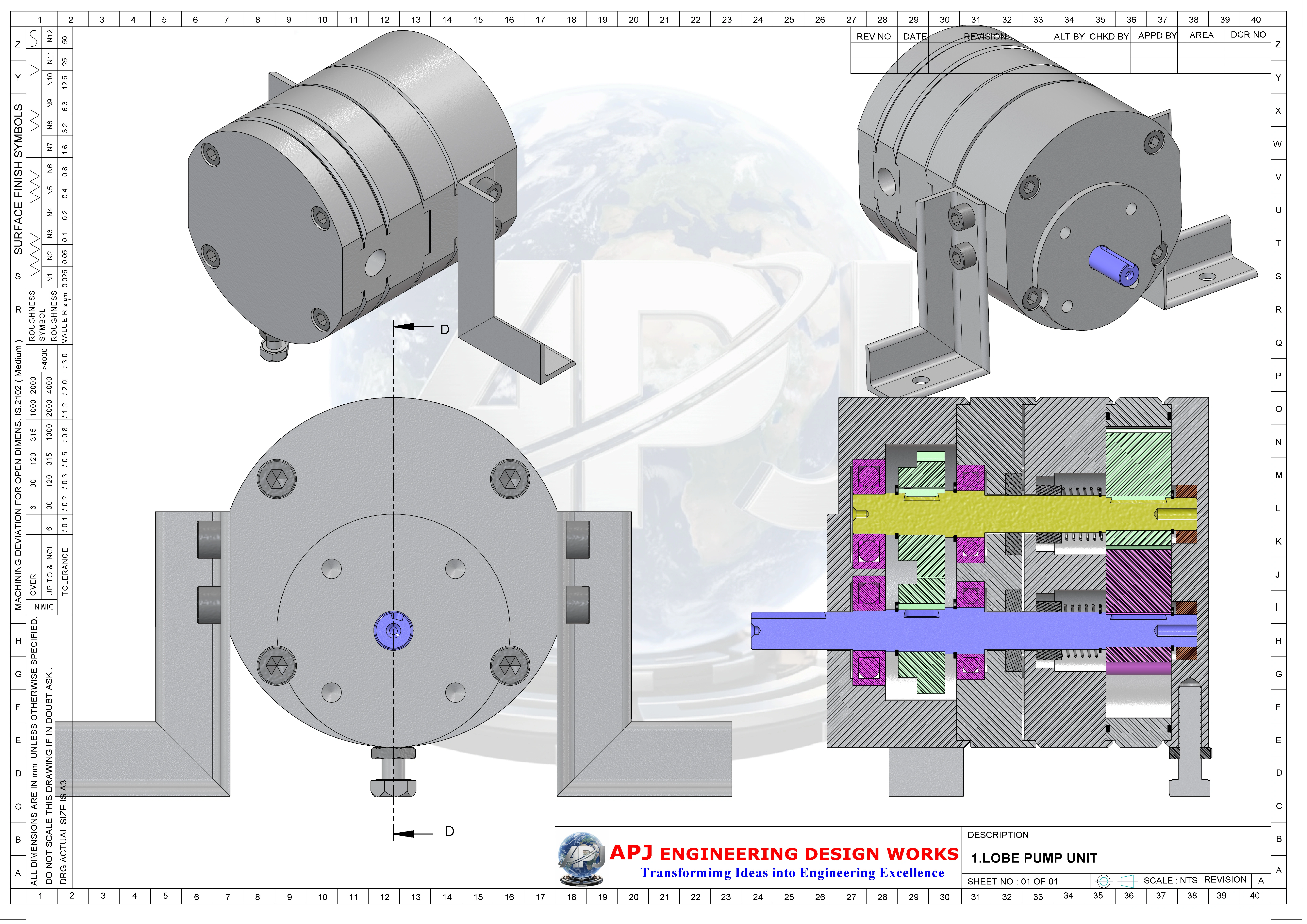 LOBE PUMP UNIT
